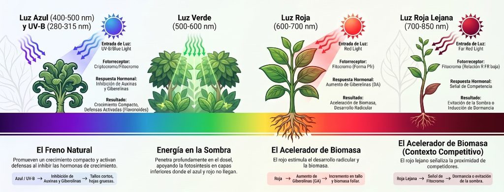 Luz y planta